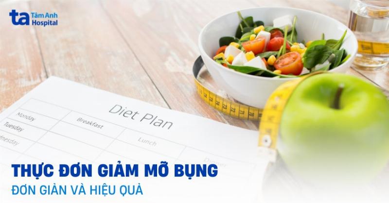 Hinh anh dia thuc an lanh manh giam mo bung voi nhieu rau xanh, protein nac, va cac loai ngu coc nguyen hat
